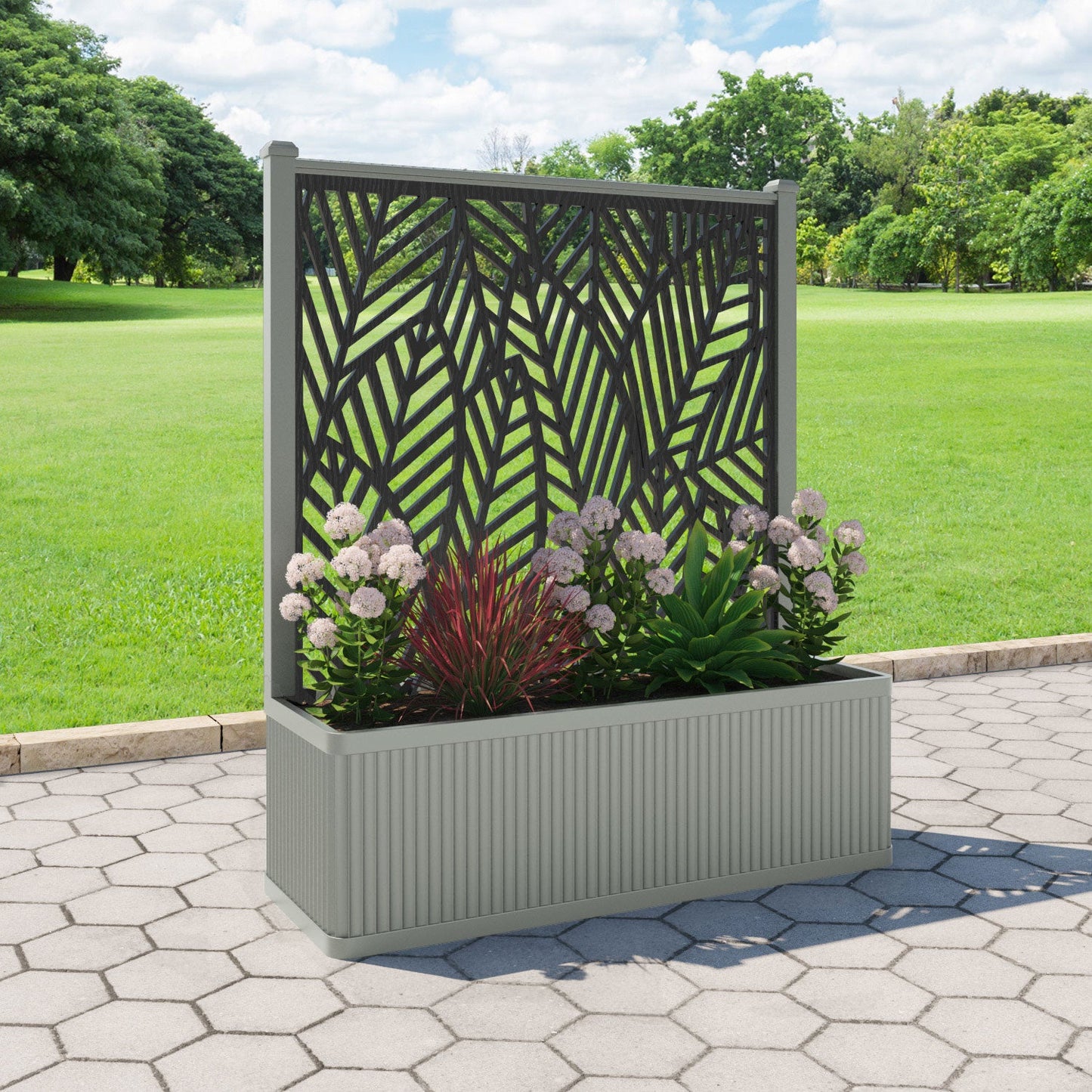 Habitat Screen large flower pot with LED