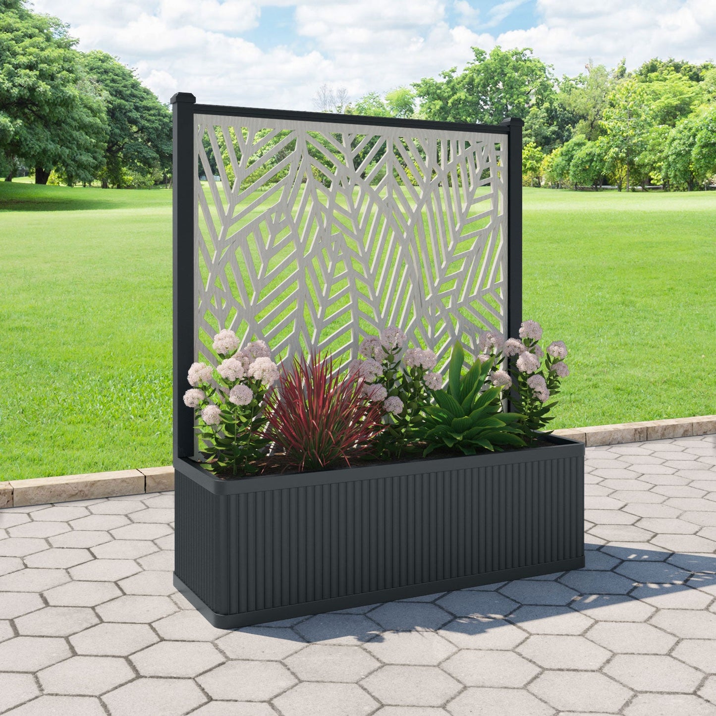 Habitat Screen large flower pot with LED