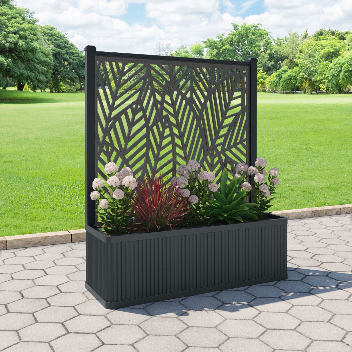 Habitat Screen large flower pot with LED