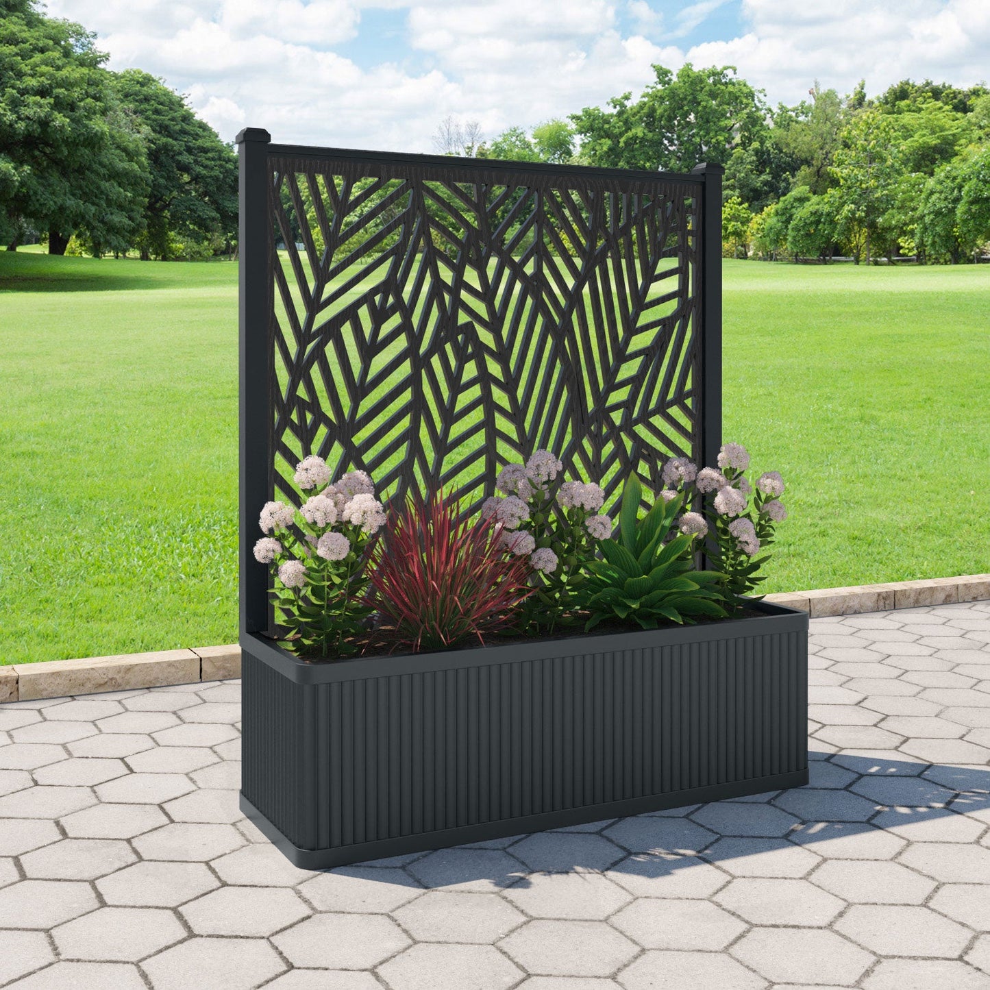 Habitat Screen large flower pot with LED
