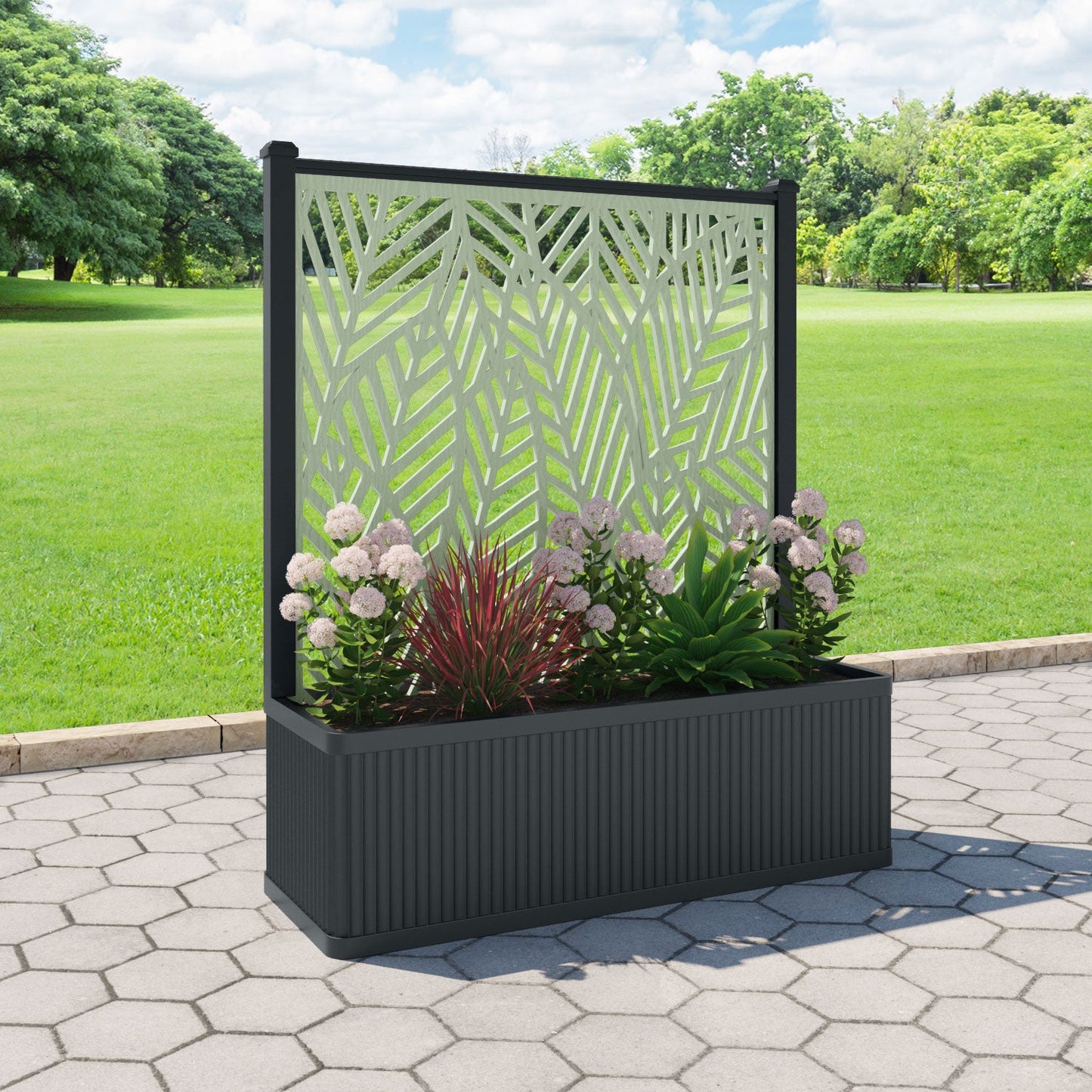Habitat Screen large flower pot with LED