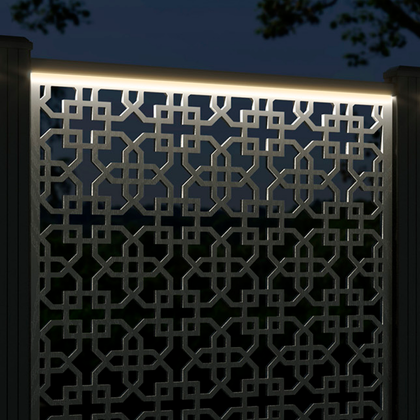 Zaria Screen large flower pot with LED