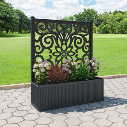 Windsor Screen large flower pot with LED