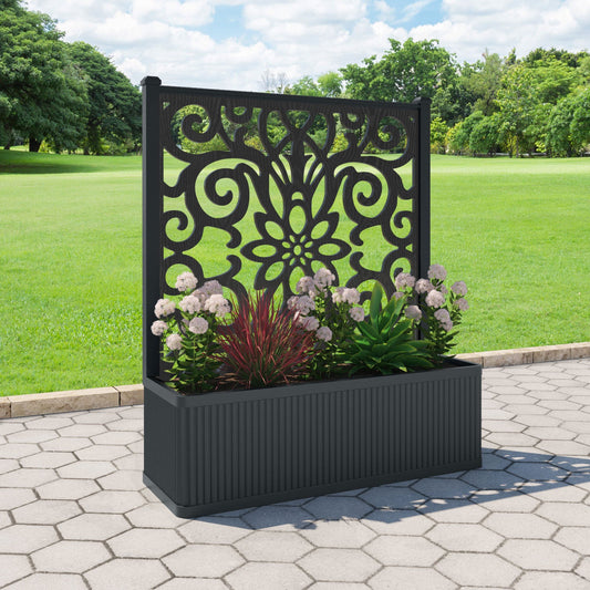 Windsor Screen large flower pot with LED