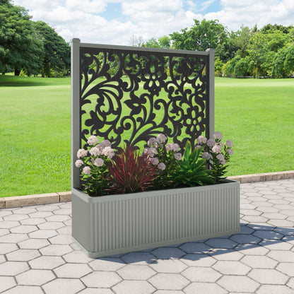 Eden screen large flower pot with LED