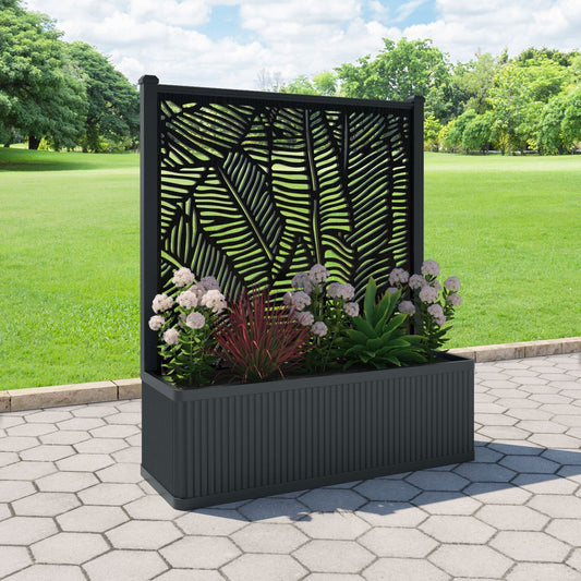Feather Screen large flower pot with LED
