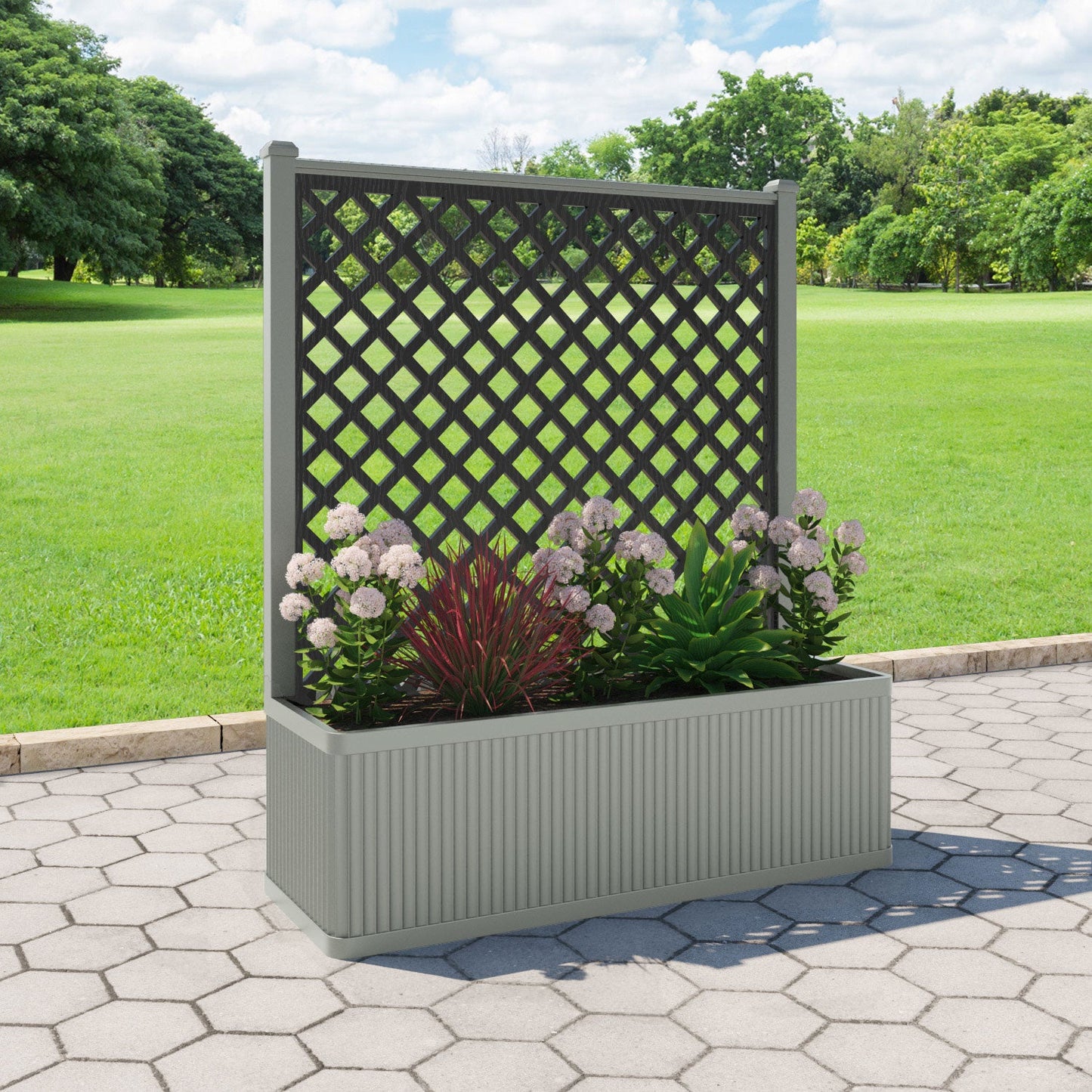 Hive Screen large flower pot with LED