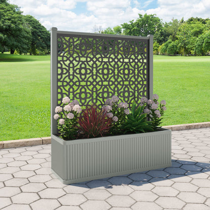 Nabila Screen large flower pot with LED
