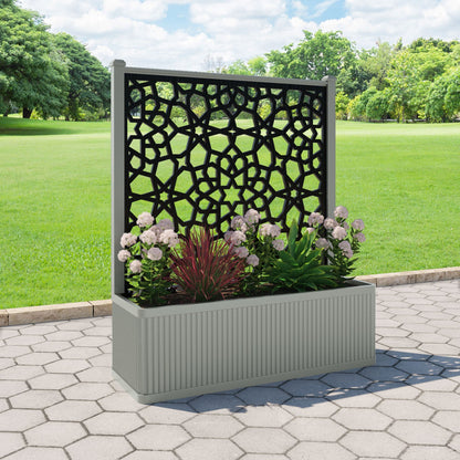 Nazira Screen large flower pot with LED