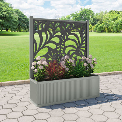 Petal Screen large flower pot with LED