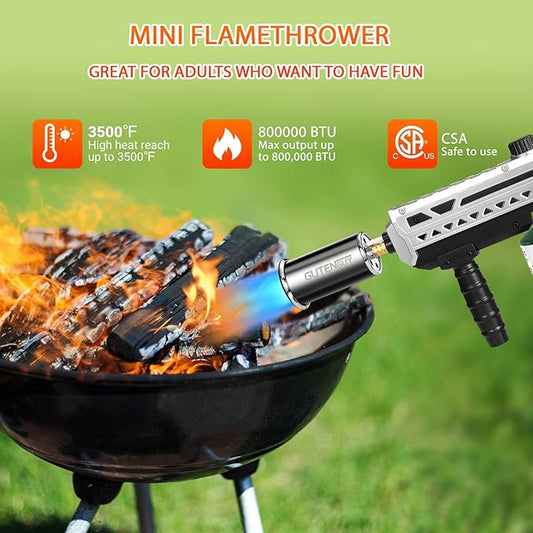 Adjustable High-Heat Torch Kit: For Searing, Grilling & Outdoor Fires