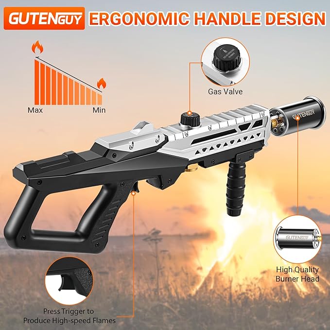 Adjustable High-Heat Torch Kit: For Searing, Grilling & Outdoor Fires