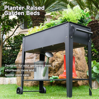 Mobile Raised Garden Bed – Grow Effortlessly