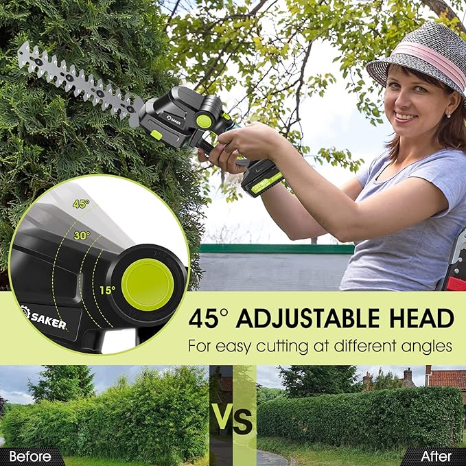 Cordless 2-in-1 Hedge Trimmer & Grass Shear