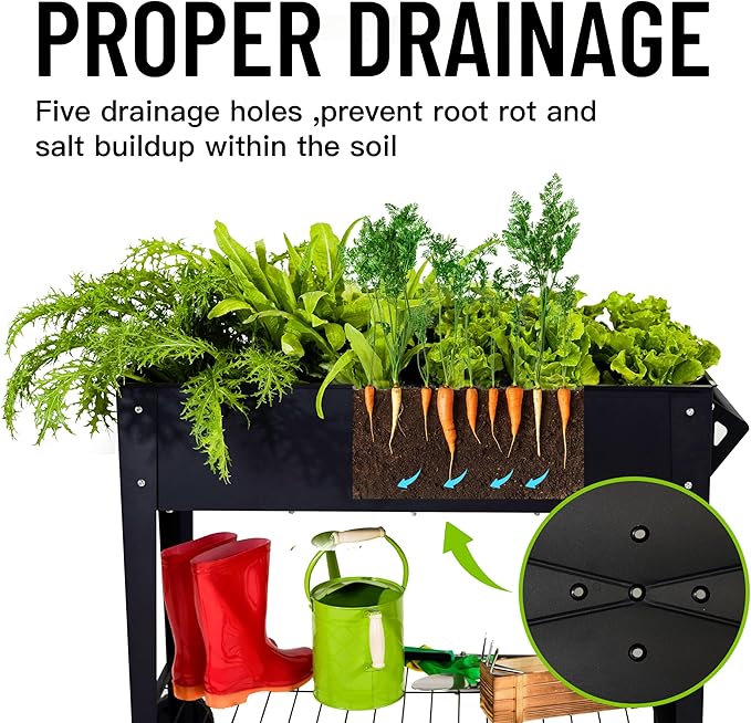Mobile Raised Garden Bed – Grow Effortlessly