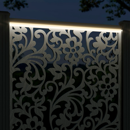 Eden screen large flower pot with LED