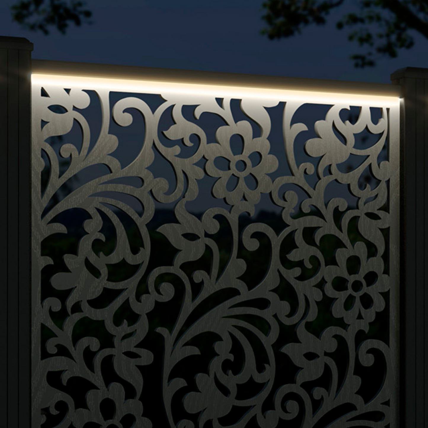Eden Screen high flower pot with LED