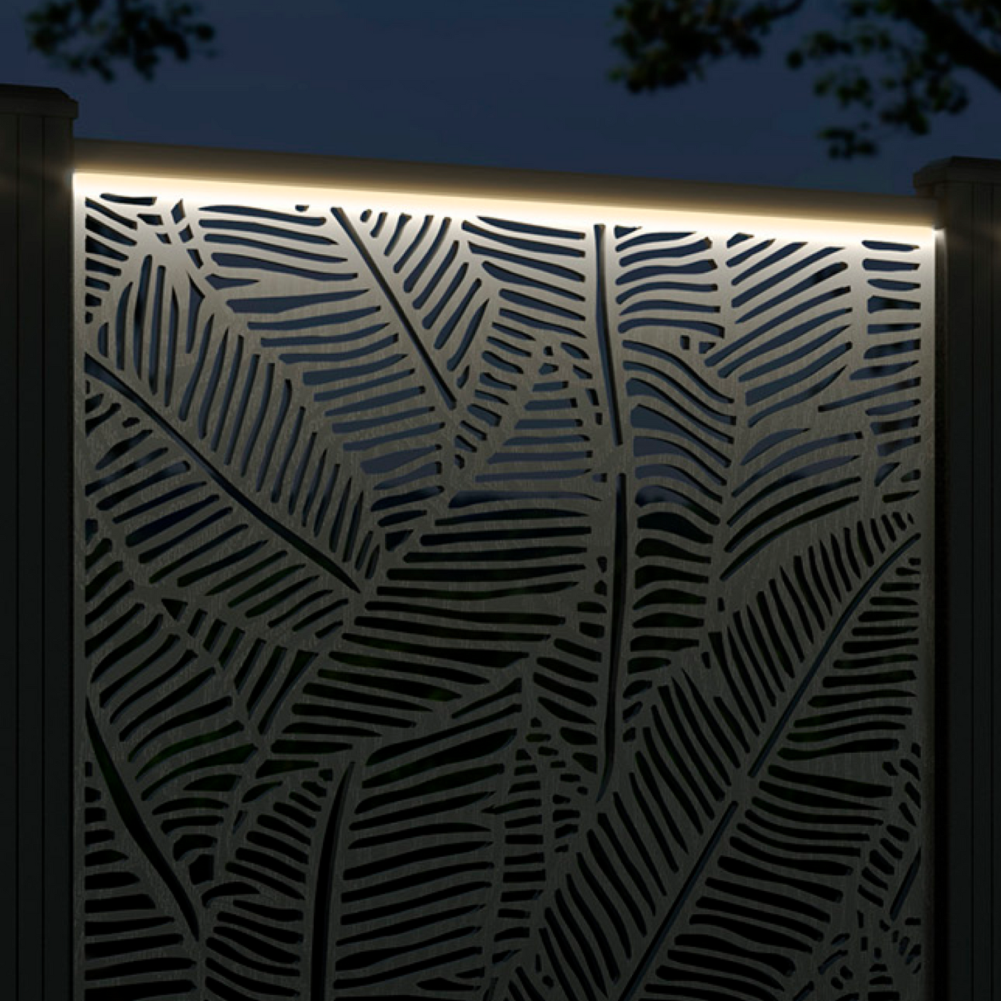 Feather Screen large flower pot with LED