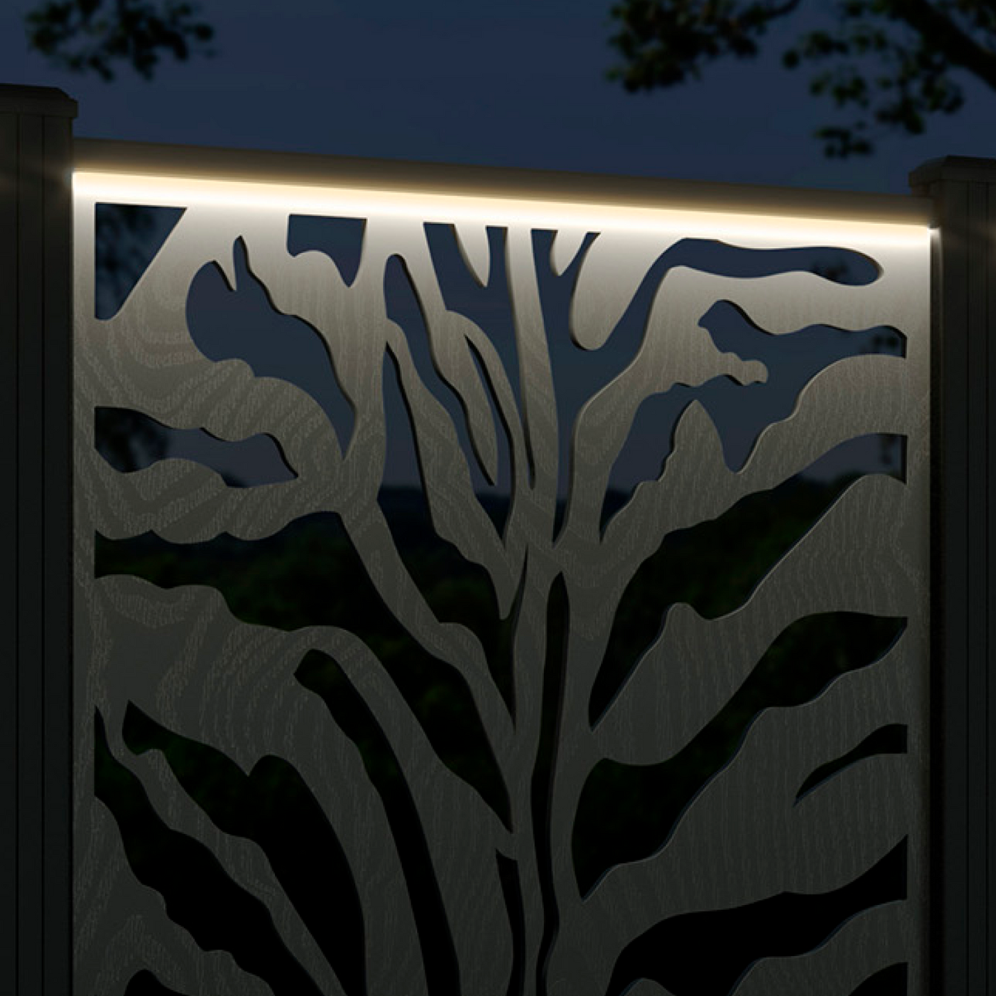 Malawi Screen large flower pot with LED