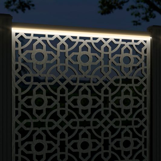 Nabila Screen high flower pot with LED