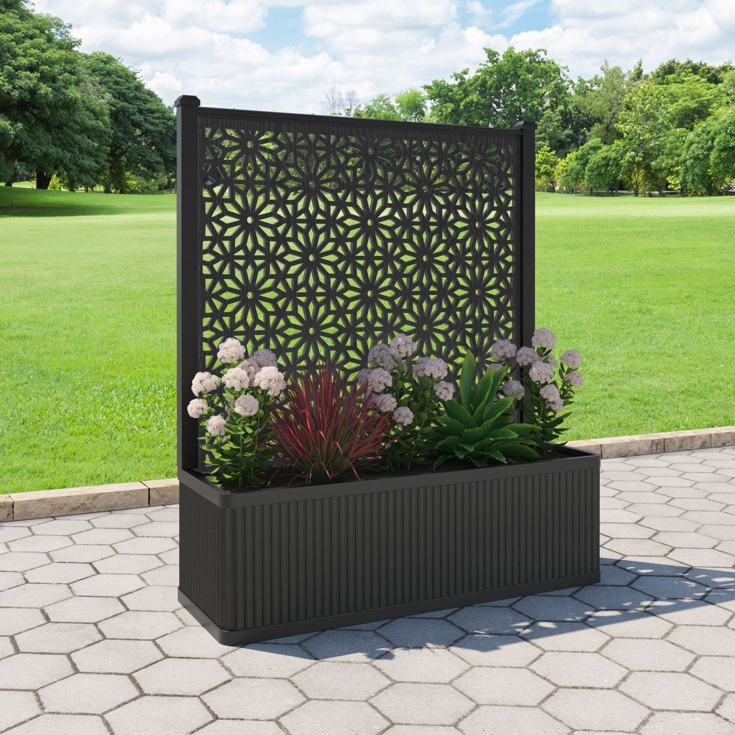 Narwa Screen large flower pot with LED