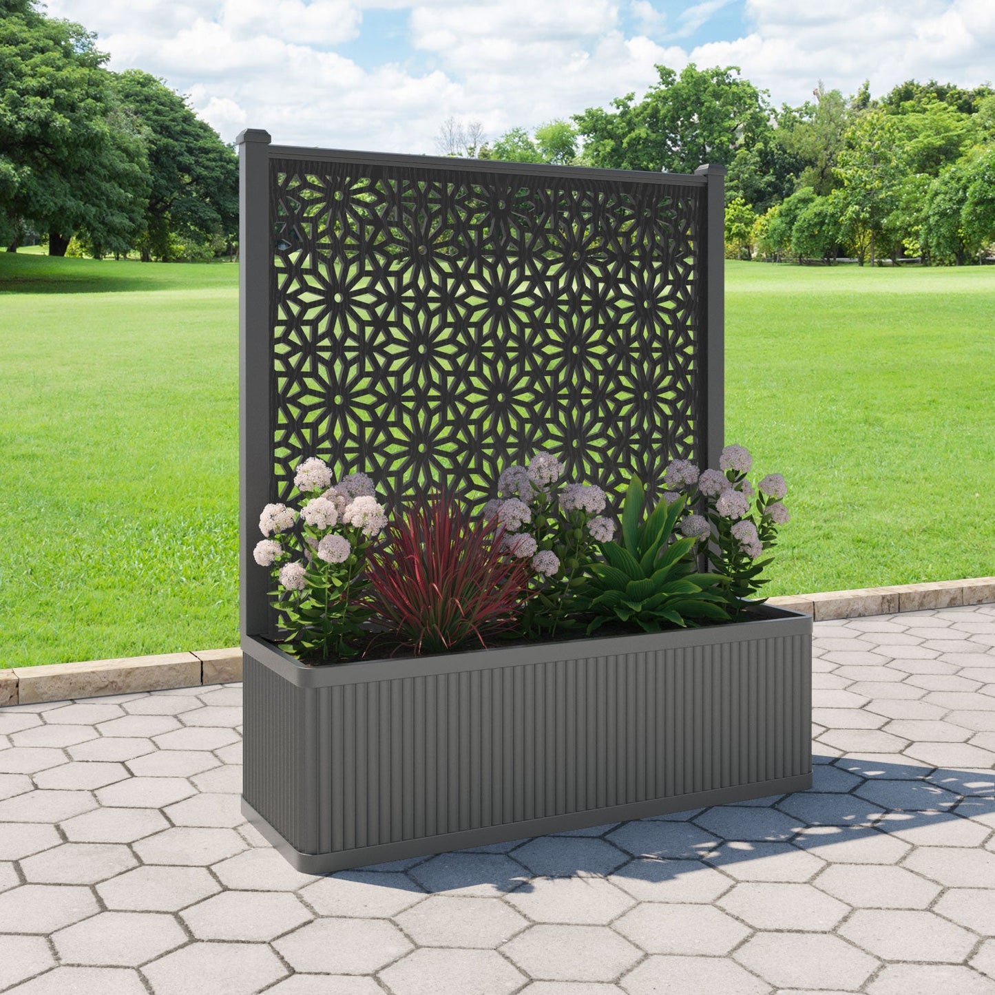 Narwa Screen large flower pot with LED