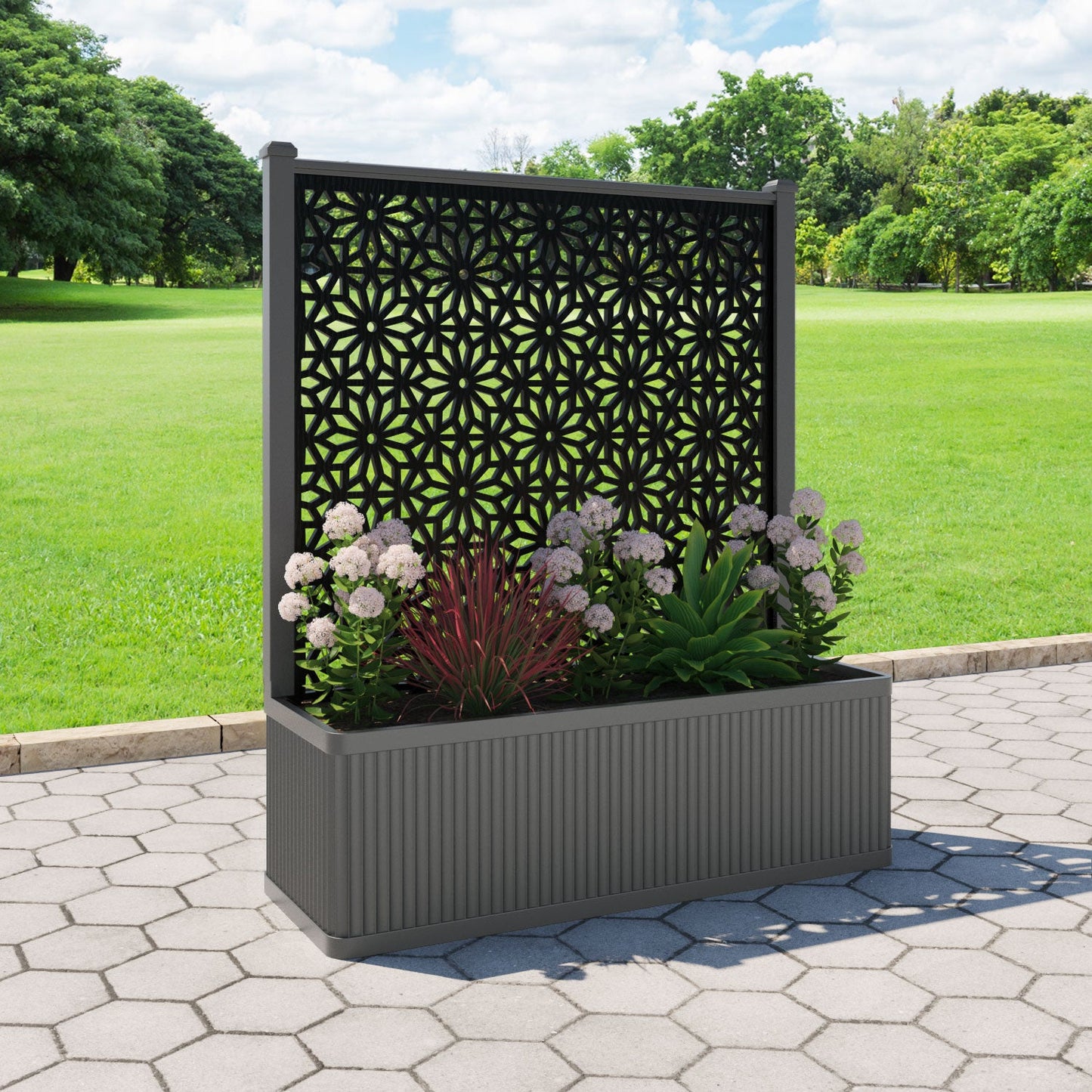Narwa Screen large flower pot with LED