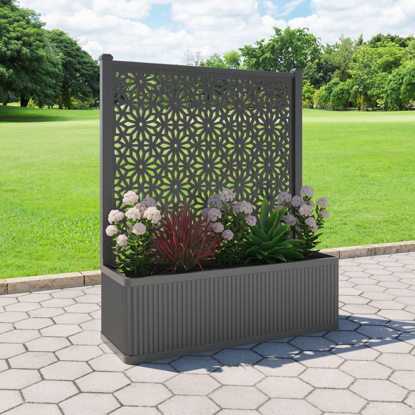 Narwa Screen large flower pot with LED