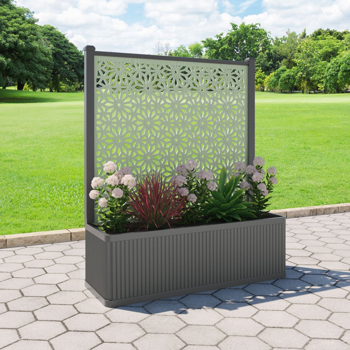 Narwa Screen large flower pot with LED