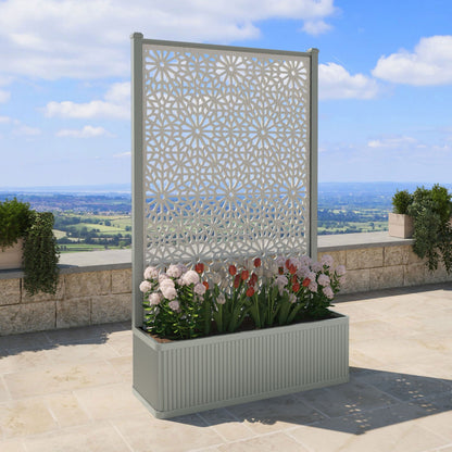 Alnara Screen high flower pot with LED