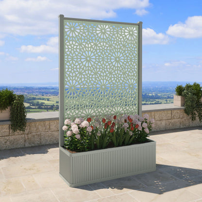 Alnara Screen high flower pot with LED