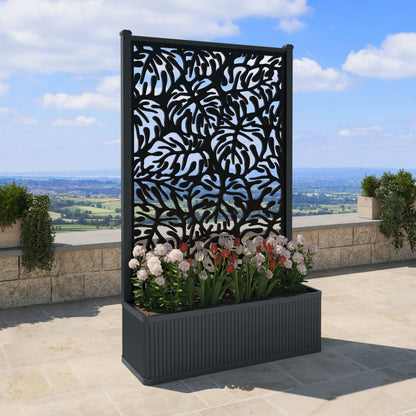 Botanic Screen high flower pot with LED