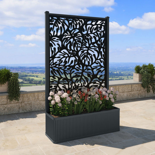 Botanic Screen high flower pot with LED