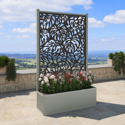 Botanic Screen high flower pot with LED