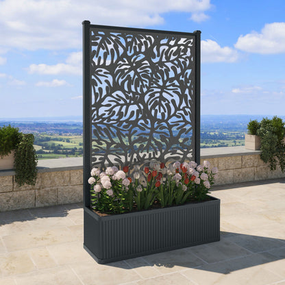 Botanic Screen high flower pot with LED