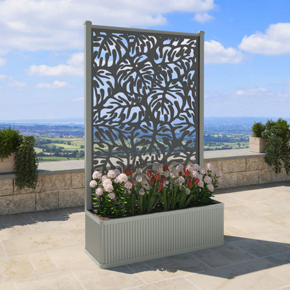 Botanic Screen high flower pot with LED