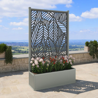 Habitat Screen high flower pot with LED