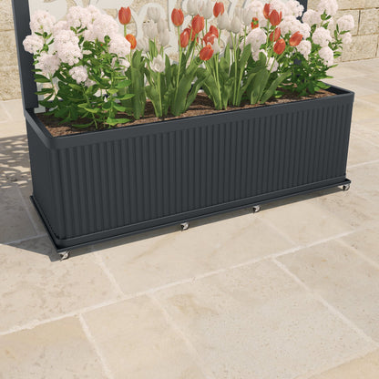 Heritage Screen large flower pot with LED